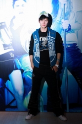 Bao Chunlai poses for a magazine.