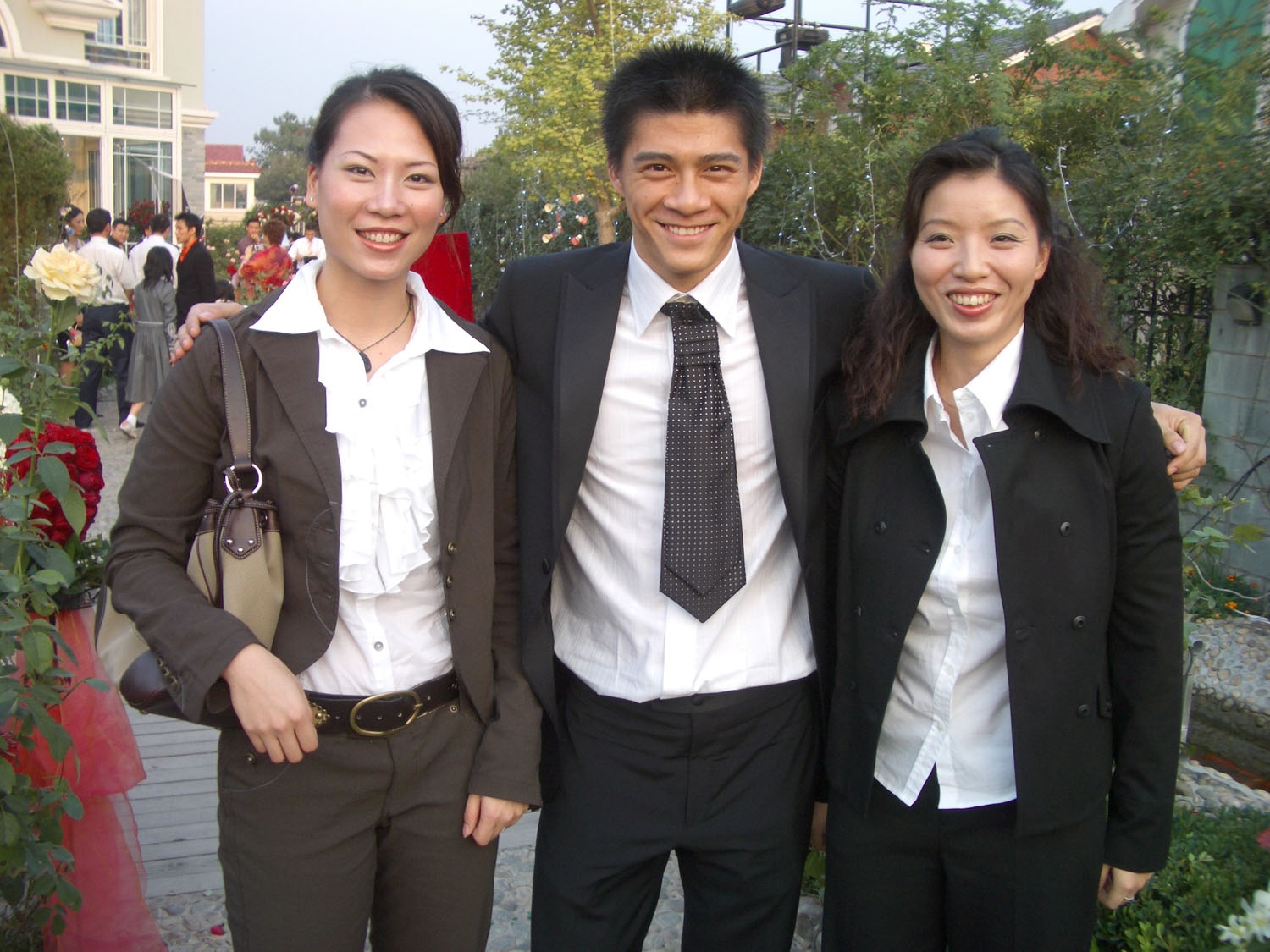 Fu Haifeng and Zhang Jiewen at an event