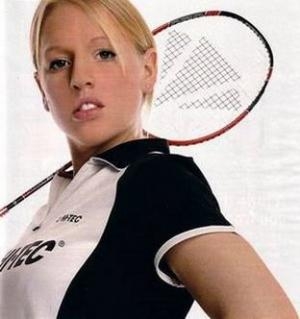 Gail Emms with attitude!