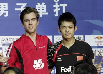 Jan Jorgensen and Lin Dan
