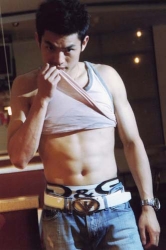 Lin Dan poses for a magazine
