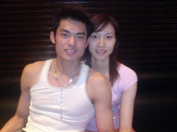 Lin Dan and her girlfriend, Xingfang  Xie