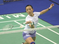 Picture of Pi Hongyan in action